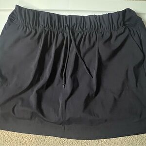 Navy Drawstring Skort by LIVI